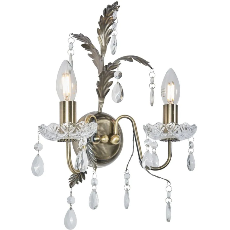 Bhs Light Paisley Wall - Antique Brass