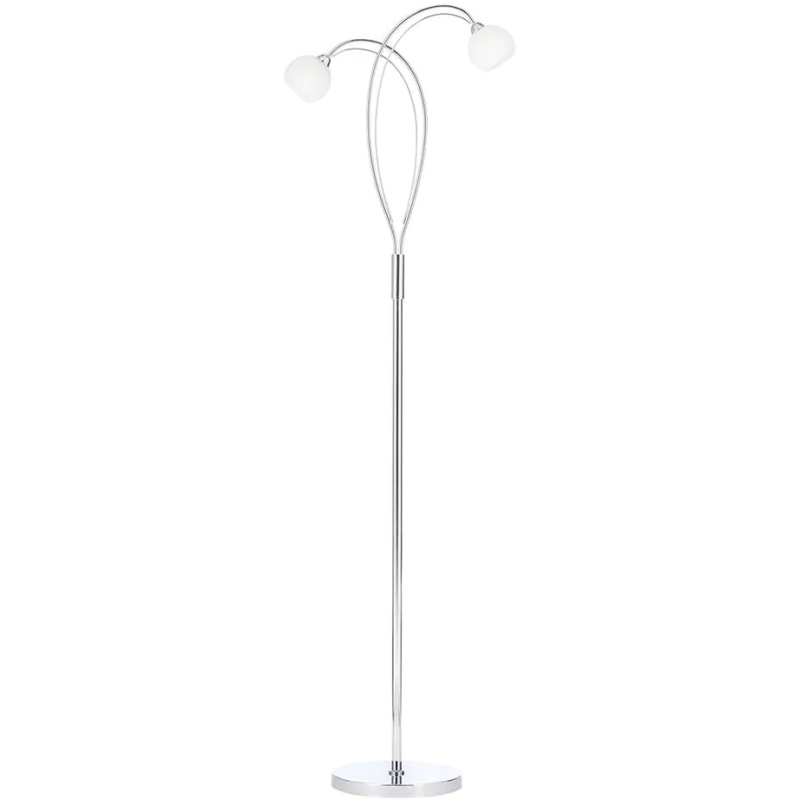 Bhs Light Soni Floor Lamp - Chrome/Opal