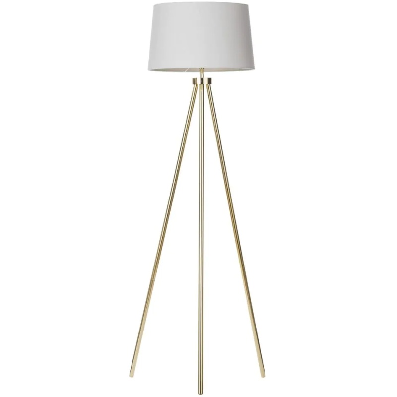 Bhs Light Tristan Floor Lamp - Brass