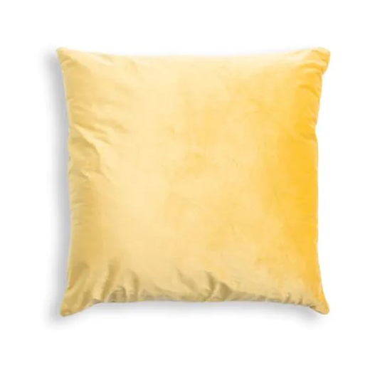 BHS Velour Cushion 59cm - Ochre