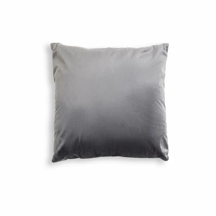 BHS Velour Cushion 59cm - Silver