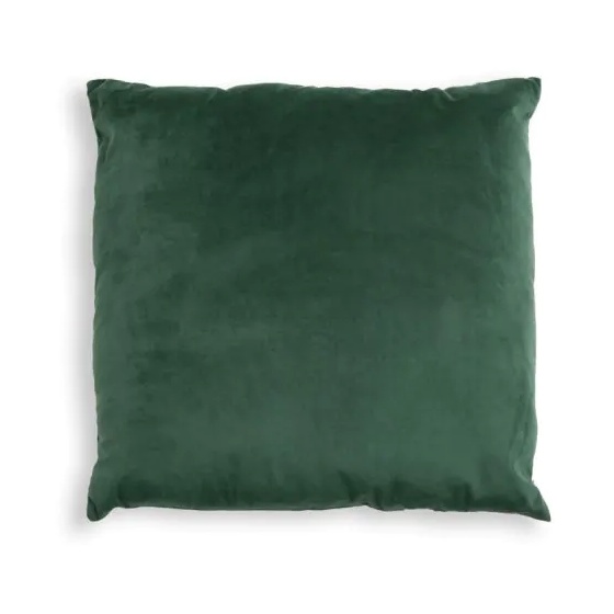 BHS Velour Cushion 59cm - Green