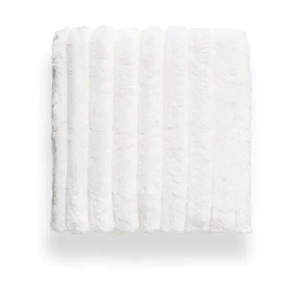 BHS Jumbo Cord Throw 127x152cm - Cream