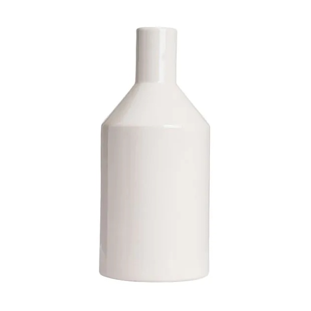 BHS Bottle Ceramic Vase - Cream