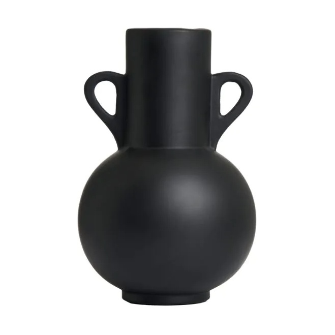 BHS Ceramic Jug Vase - Black