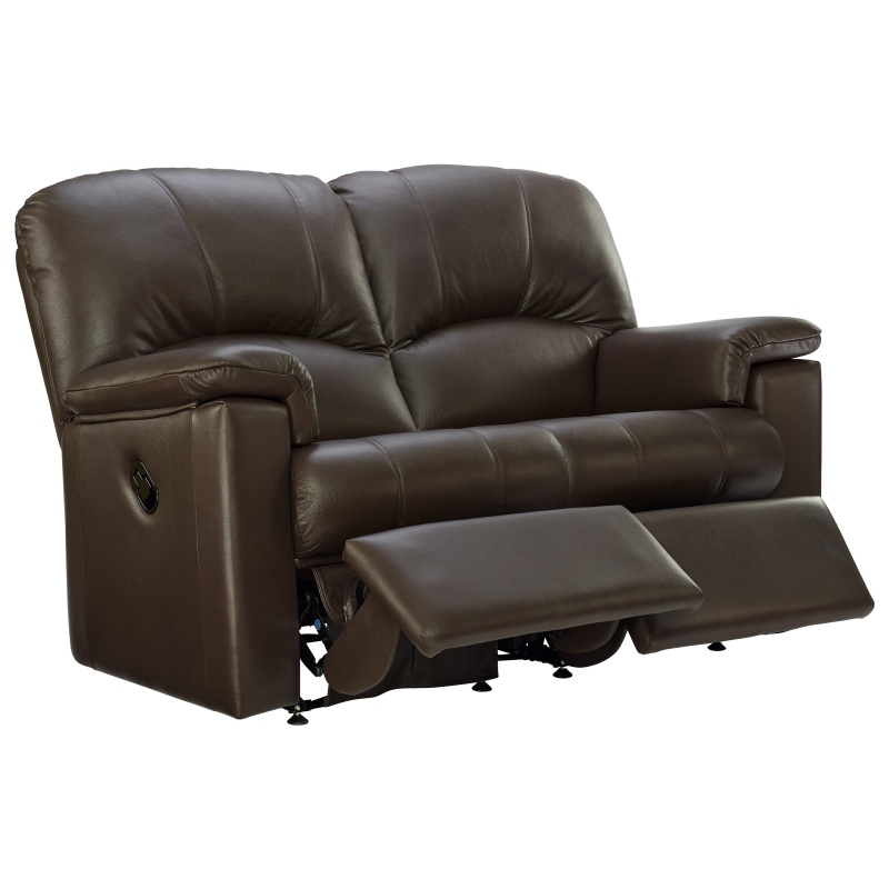 G Plan Chloe 2 Seater Recliner Sofa - Capri Chocolate