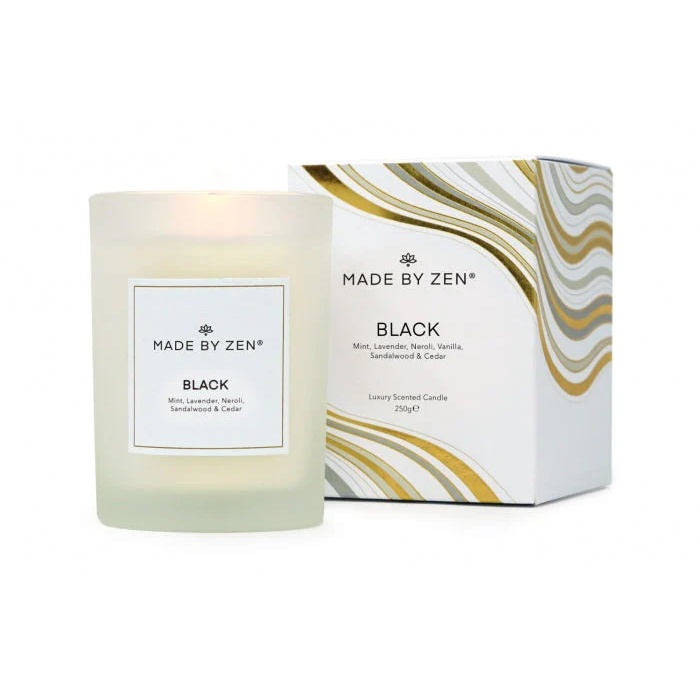 Made By Zen Black Signature Scented Candle - 250G