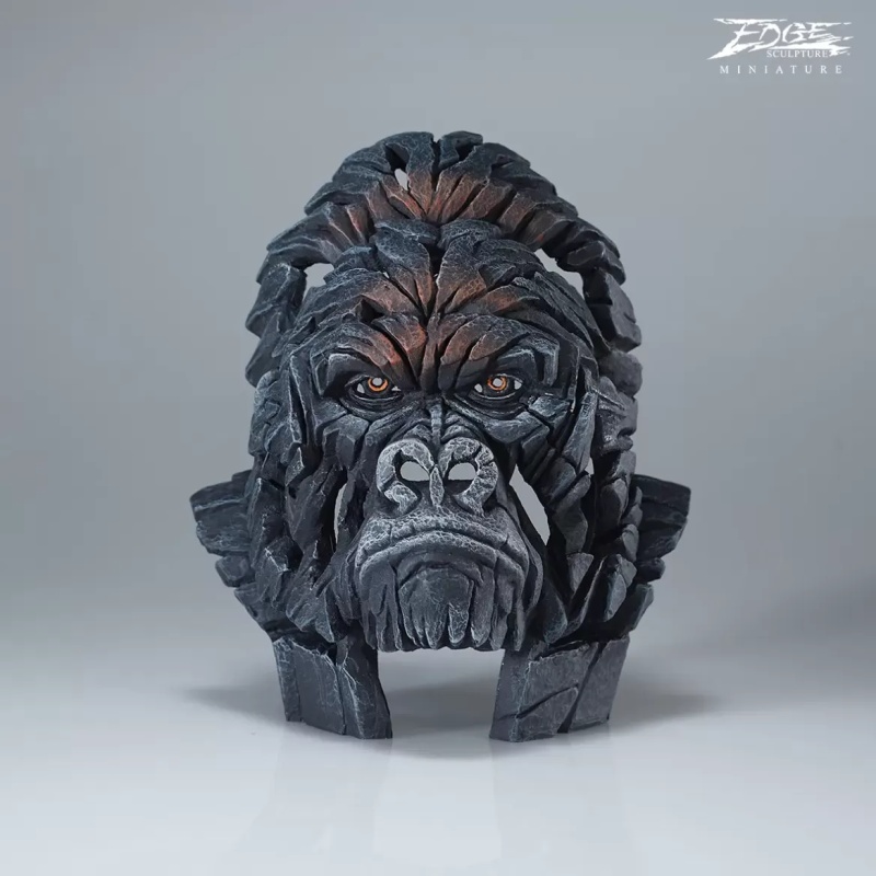 Edge Sculptures Edge Gorilla Bust Miniature Sculpture