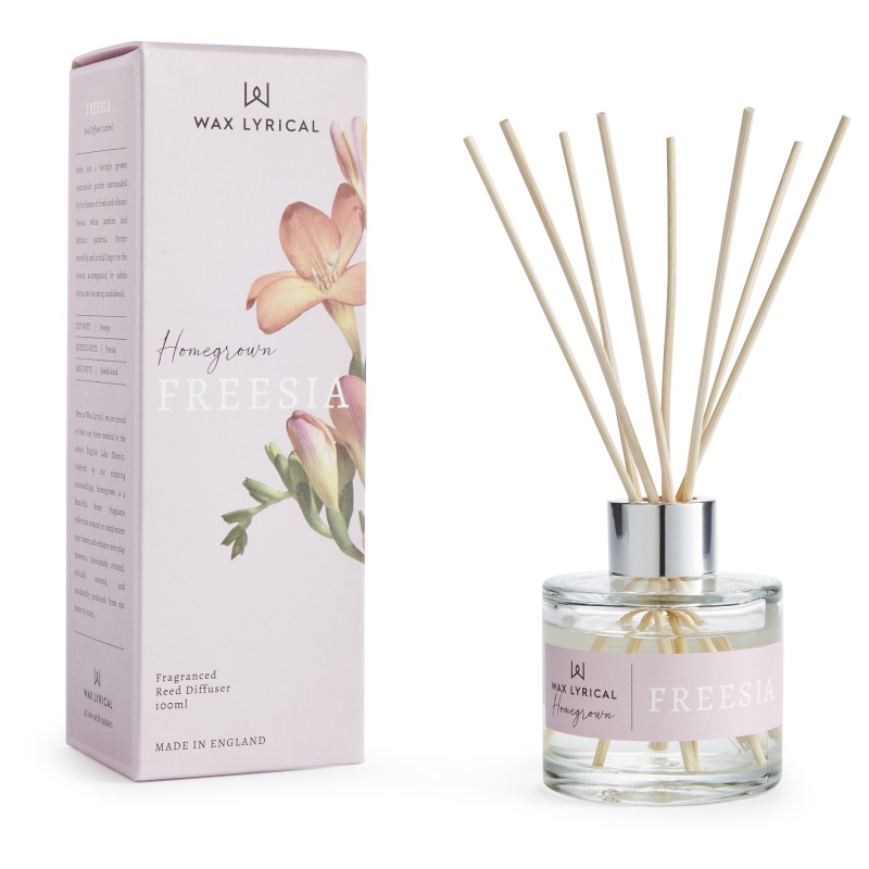Wax Lyrical Homegrown Freesia Reed Diffuser - 200ml Refill Bottle