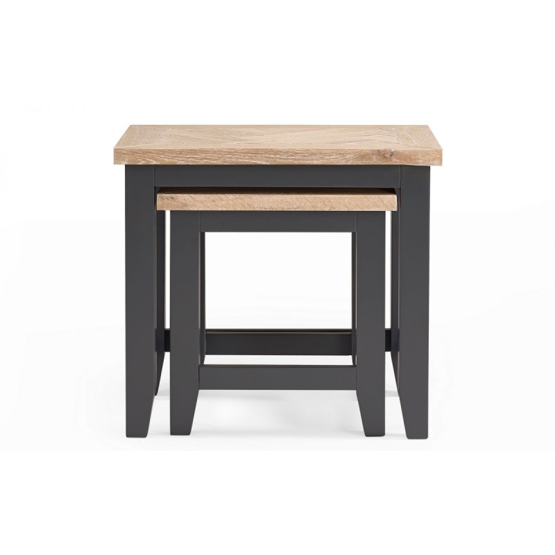 Julian Bowen Bordeaux/Dark/Grey Nest Of Tables
