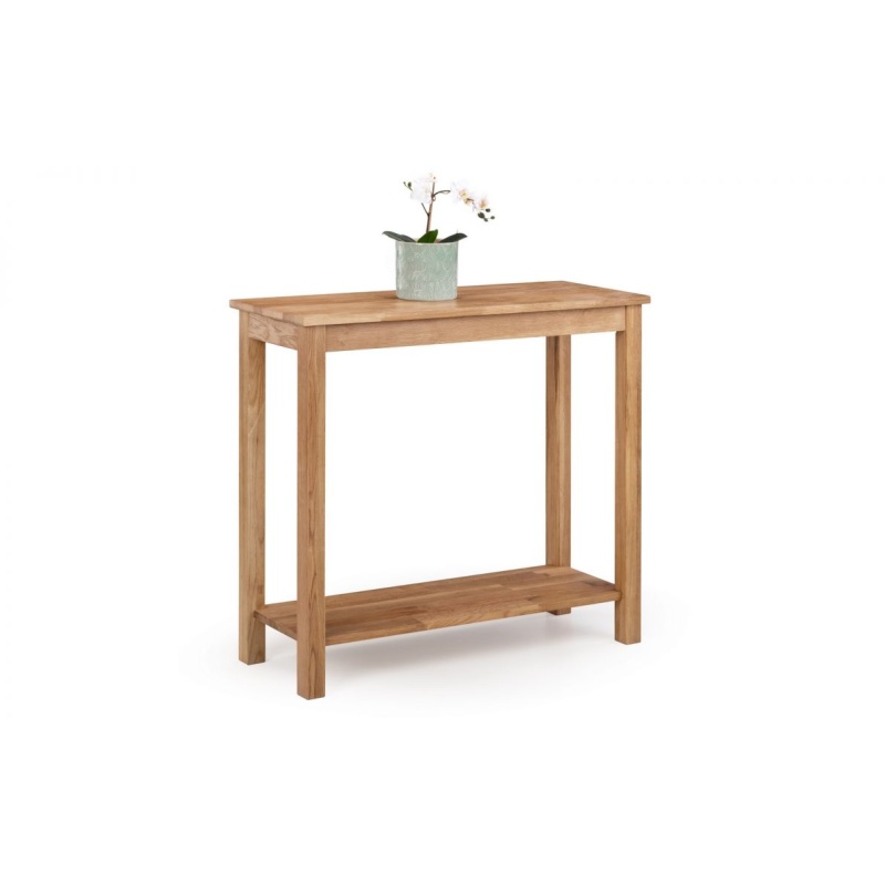 Julian Bowen Grain Coxmoor Console Table 90Cm - Oak