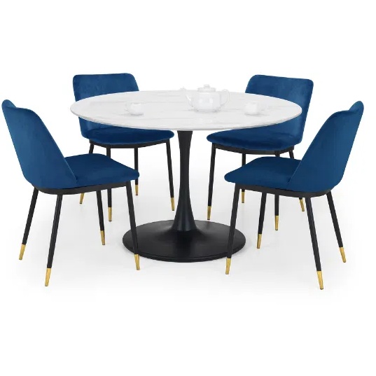 Julian Bowen Delaunay Dining Chair - Blue