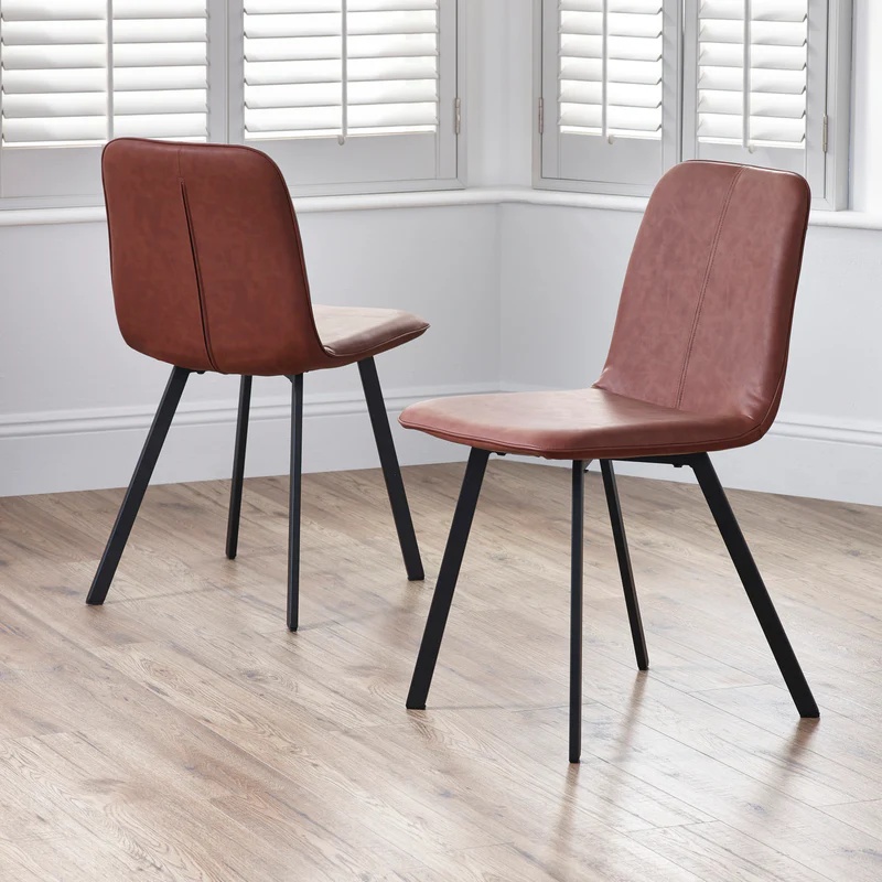 Julian Bowen Goya Chair - Antique Brown