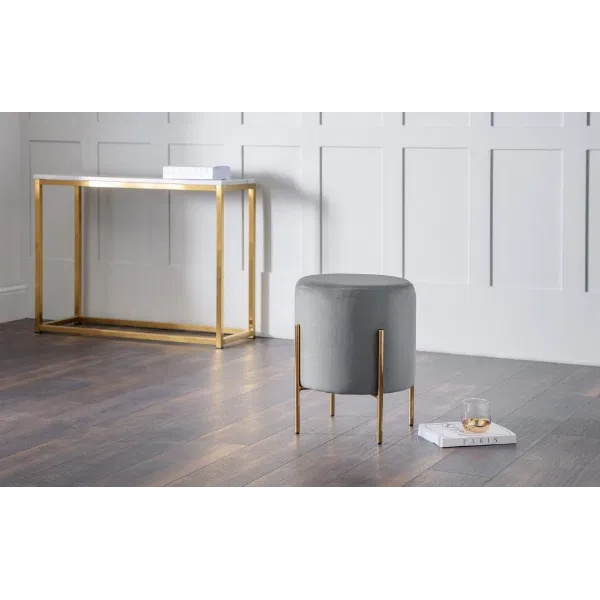 Julian Bowen Grey Harrogate Stool