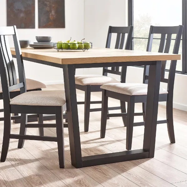Julian Bowen White Hilton Dining Table