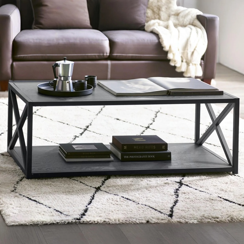 Julian Bowen Julian Bowen Lima Coffee Table - Black Ash