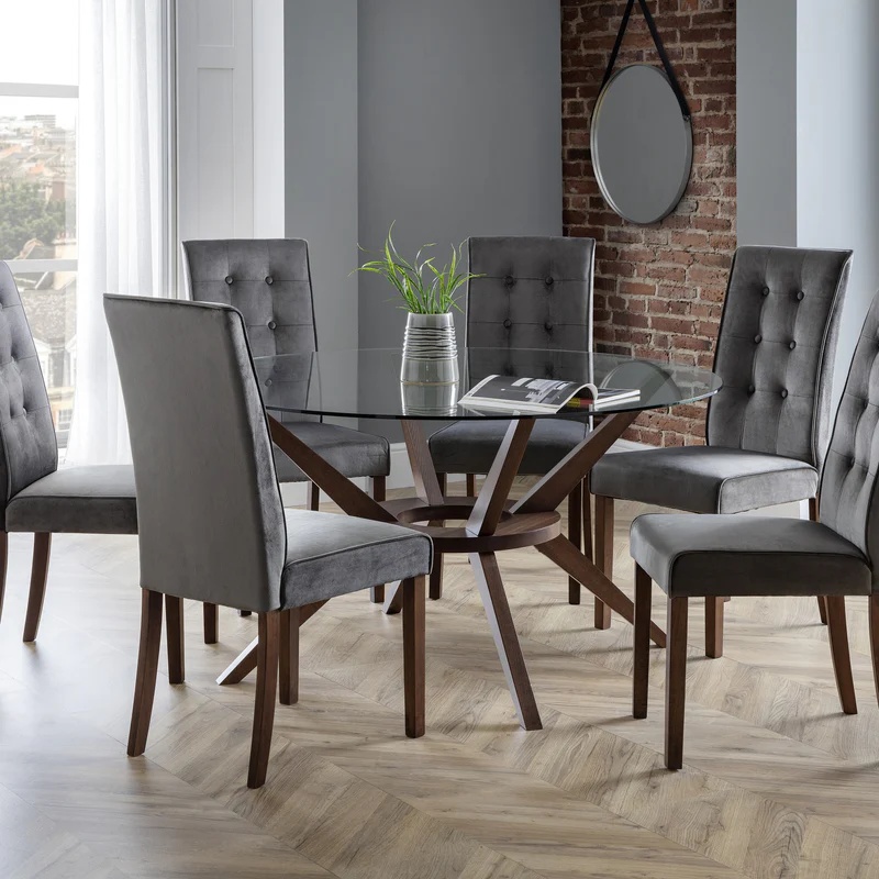 Julian Bowen Madrid Velvet Dining Chair