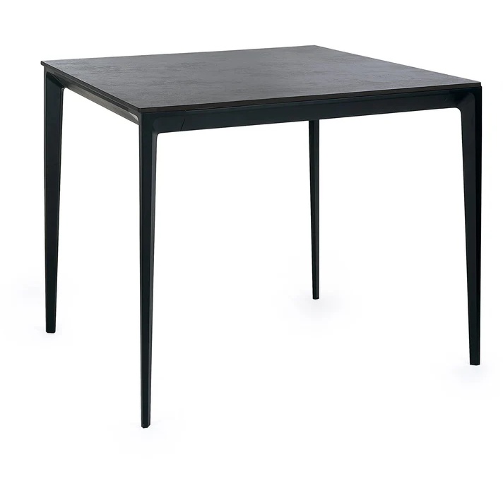 Julian Bowen Miami Square Stone Top Dining Table - Slate Grey