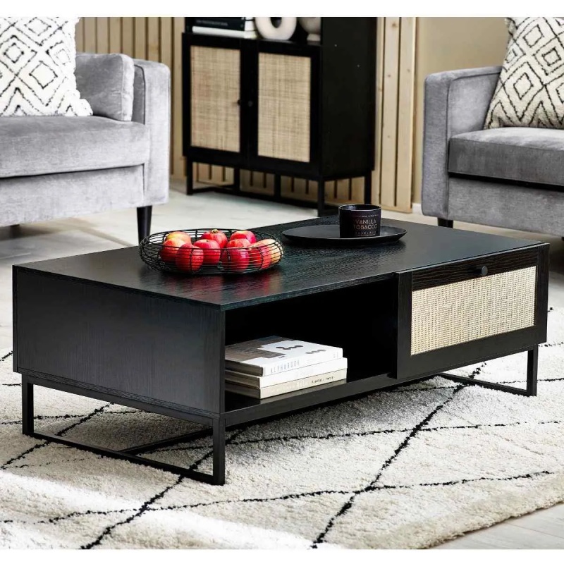 Julian Bowen Julian Bowen Padstow Coffee Table - Black