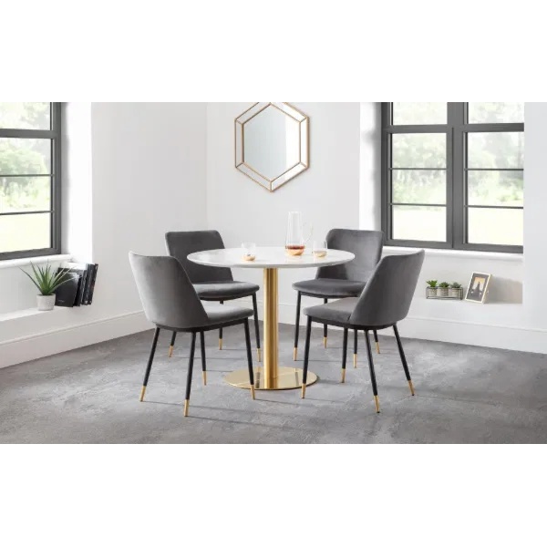 Julian Bowen Palermo Round Pedestal Table