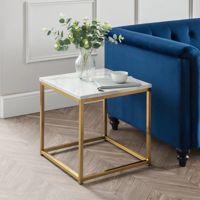 Julian Bowen Scala Lamp Table - Gold