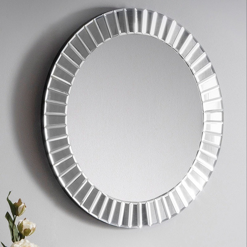Julian Bowen Light Sonata Small Round Wall Mirror