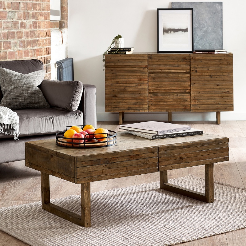 Julian Bowen Woburn 2 Drawer Coffee Table