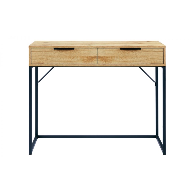 Julian Bowen Bali 2 Drawer Dressing Table/Desk - Light Oak
