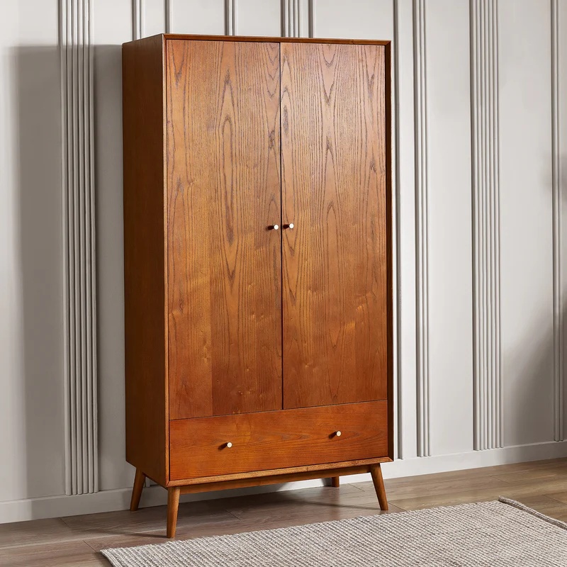 Julian Bowen Golden Lowry 2 Door 1 Drawer Wardrobe