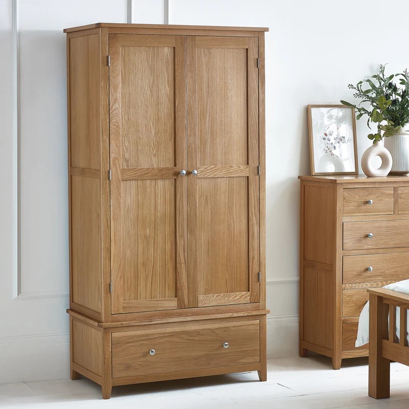 Julian Bowen Light Mallory Combination Wardrobe