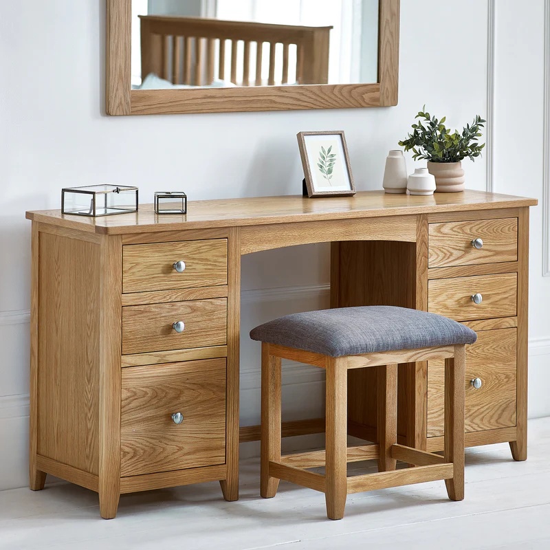 Julian Bowen Mallory Twin Dressing Table & Stool