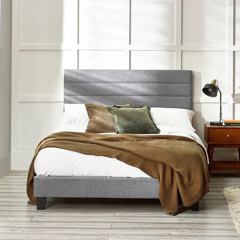 Julian Bowen Grey Merida Bed - 90Cm Single