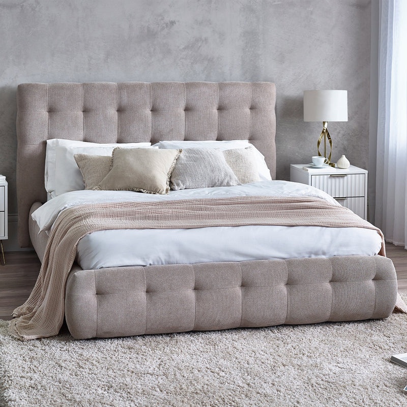 Julian Bowen Odette Bed - Light Taupe