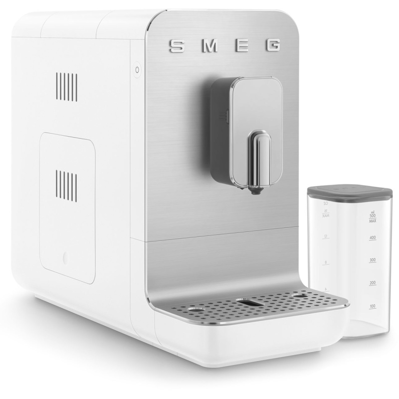 Smeg White Bcc13whmuk Automatic Coffee Machine With Milk System - Matt