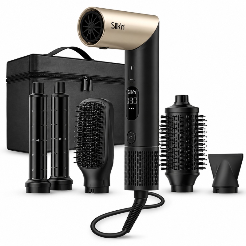 Silk'n Silk'n SIF5PUK001 SilkyAir Flex Hair Dryer & Styler - Black
