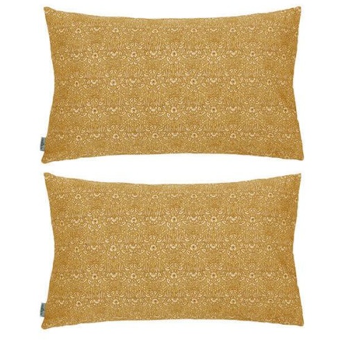 Morris & Co Morris & Co Seasons By May Standard Pillowcase Pair Saffron