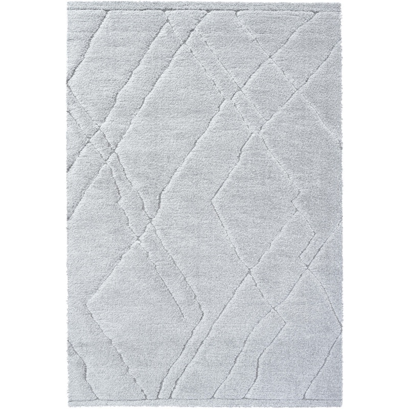 Mastercraft Mastercraft 014-0005/5181 Dune Shaggy Rug - Grey/Silver