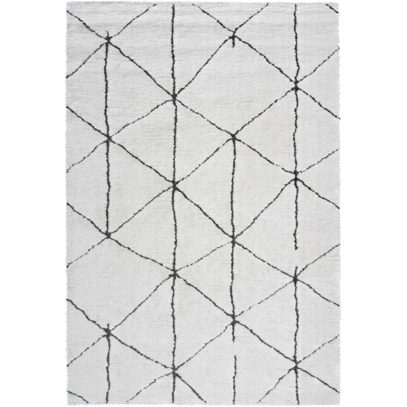 Mastercraft Mastercraft 014-0054/6131 Dune Shaggy Rug - White/Cream