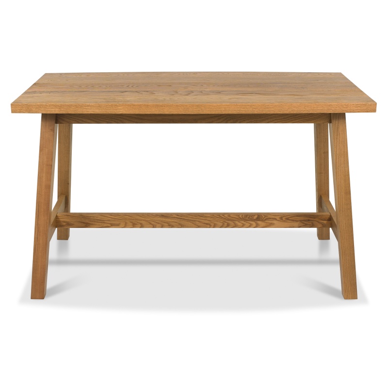 Brandon Rustic Oak Bar Table | Downtown