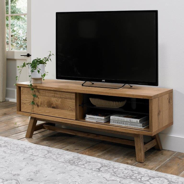 Bentley Designs Grain Brandon Rustic Oak Entertainment Unit