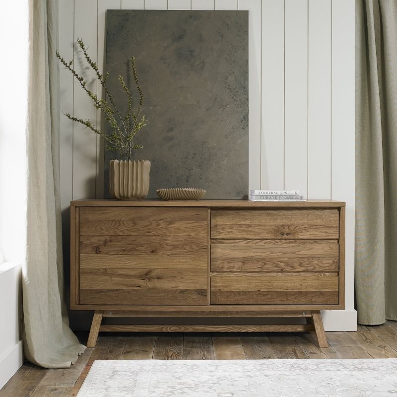 Bentley Designs Grain Brandon Rustic Oak Wide Sideboard