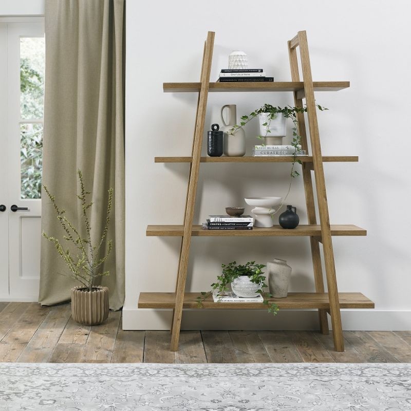 Bentley Designs Grain Brandon Rustic Oak Open Display Unit