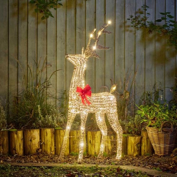 Smart Garden Glittertwist Reindeer 100cm - Gold