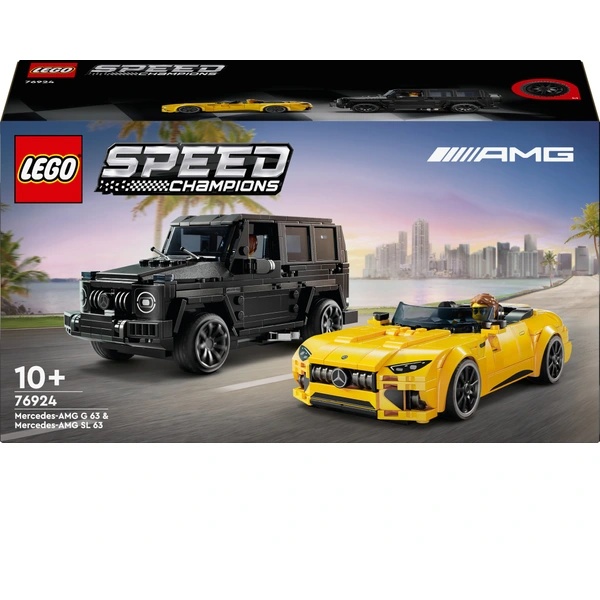 Image of LEGO Speed Champions 76924 Mercedes-AMG G 63 and Mercedes-AMG SL 63