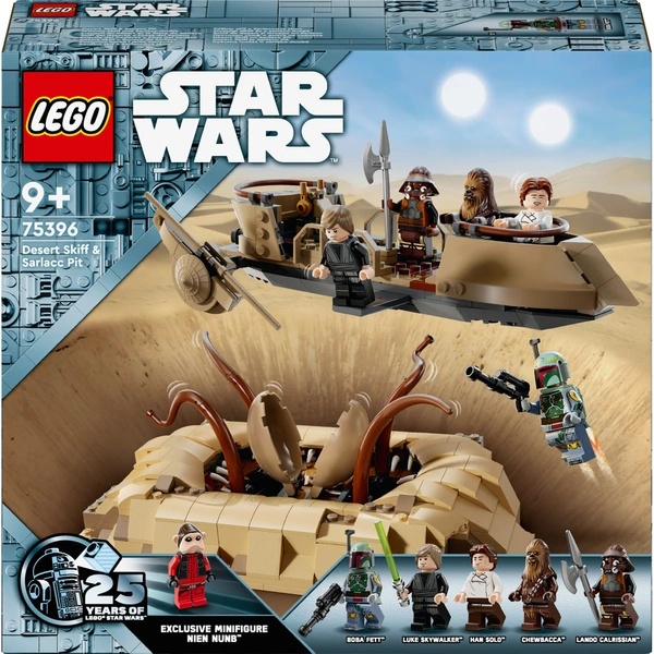 Image of LEGO Star Wars 75396 Desert Skiff and Sarlacc Pit