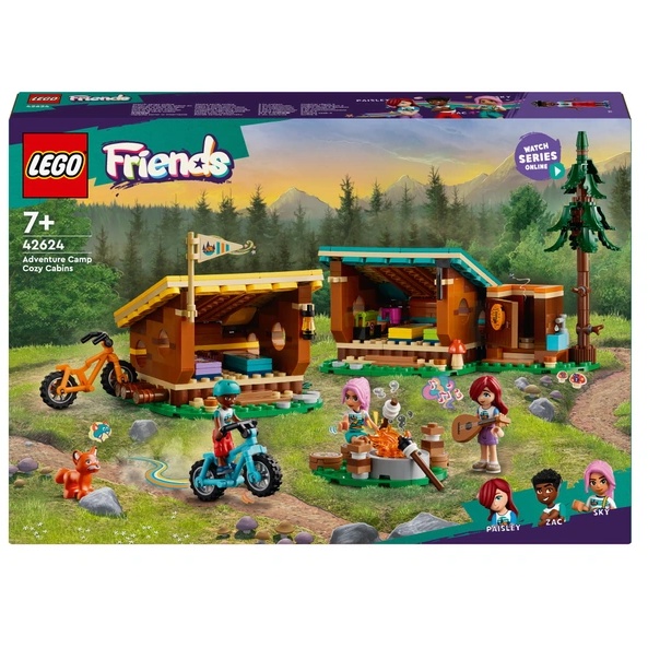 Image of LEGO Friends 42624 Adventure Camp Cozy Cabins
