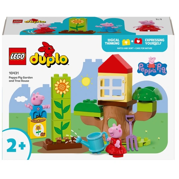 Image of LEGO Duplo 10431 Peppa Pig Garden and Tree House In Multi