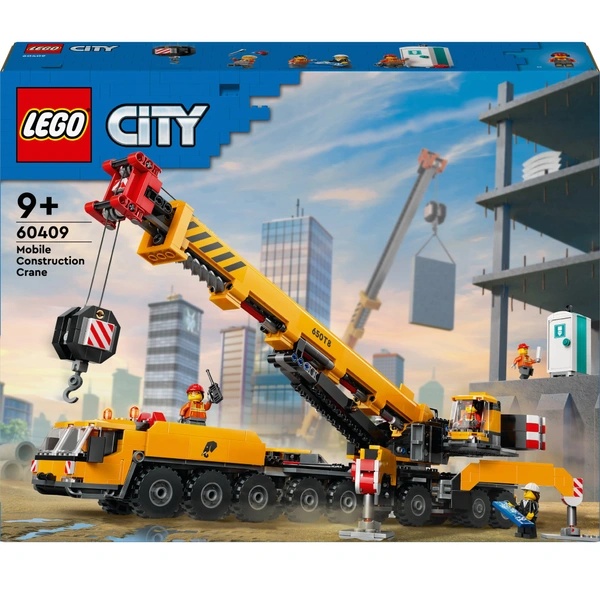 Image of LEGO City 60409 Yellow Mobile Construction Crane