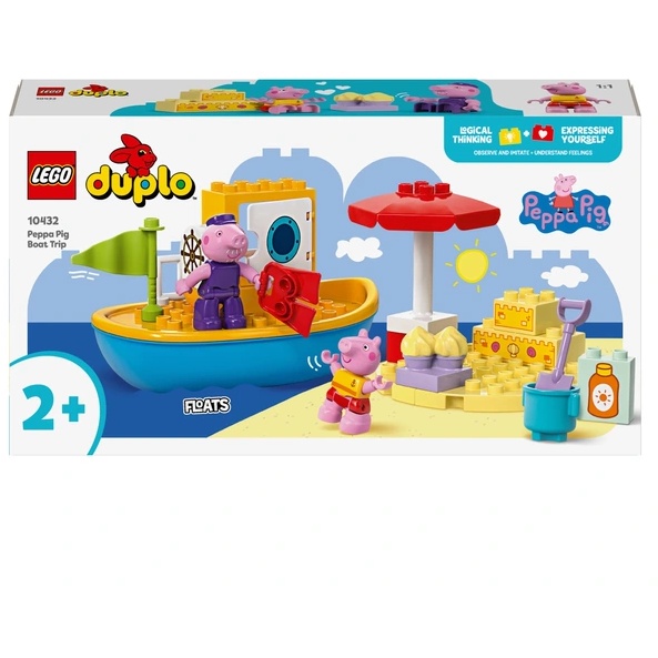 Image of LEGO Duplo 10432 Peppa Pig Boat Trip In Multi