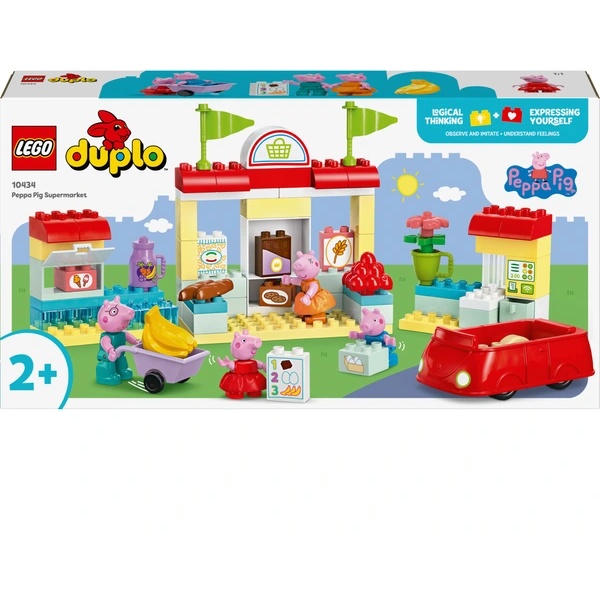 Image of LEGO Duplo 10434 Peppa Pig Supermarket In Multi